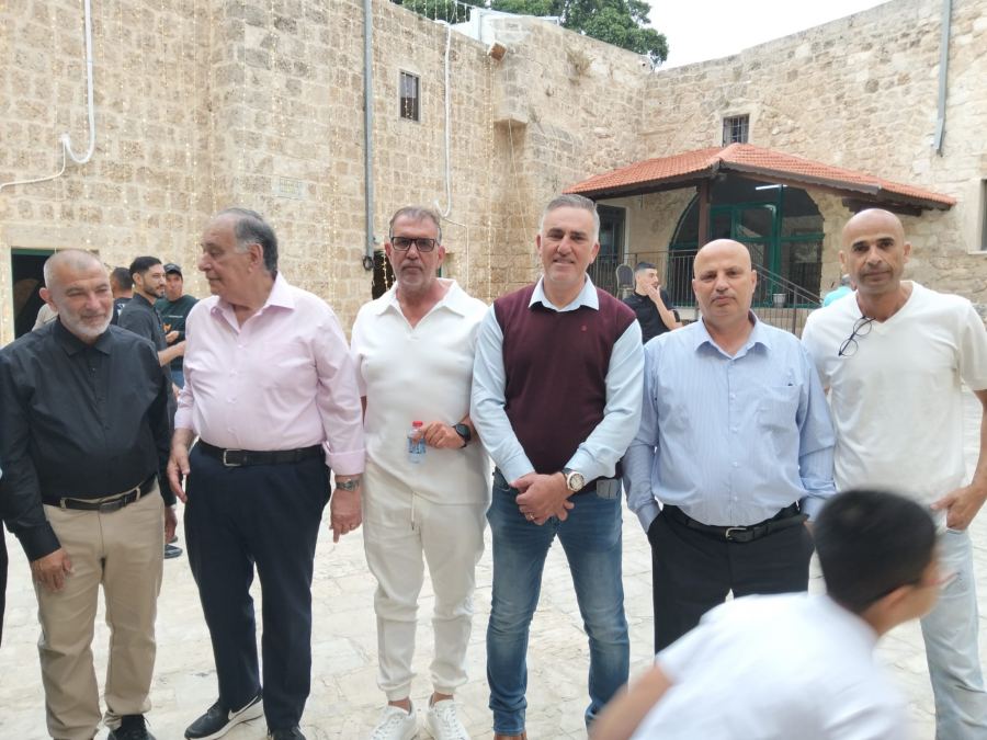 احتفالات عيد الأضحى في مسجد الجرينة بحضور رئيس بلدية حيفا